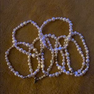 Silpada pearl bracelets.